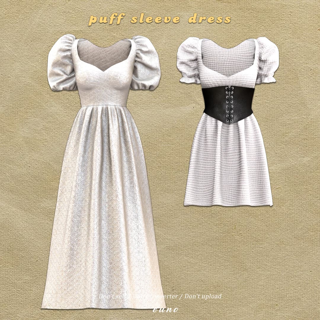 Сет платьев Puff sleeve dress